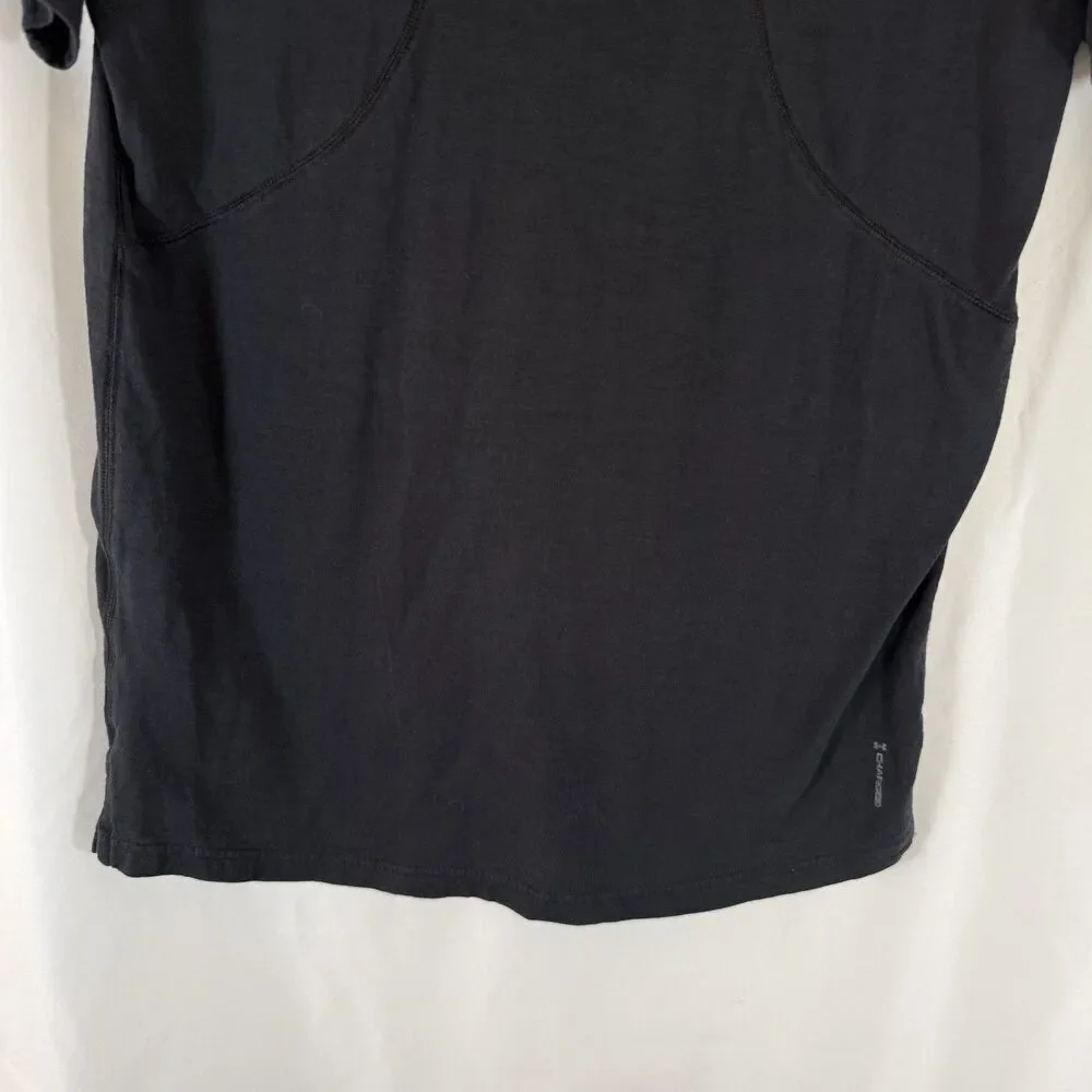 Iron Paradise Under Armour Hoodie Youth XL Black Short Sleeve 100% Cotton